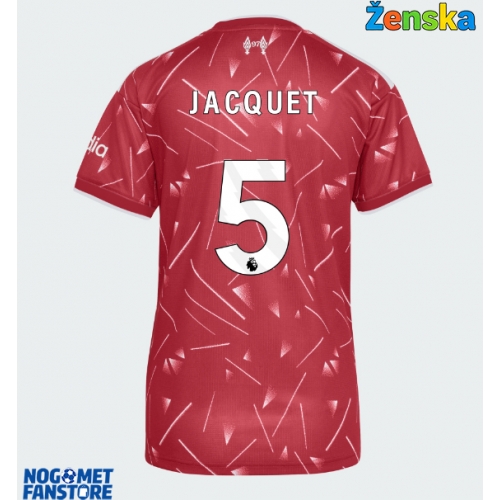 Liverpool Jeremy Jacquet #5 Domaci Dres za Ženska 2026-27 Kratak Rukav